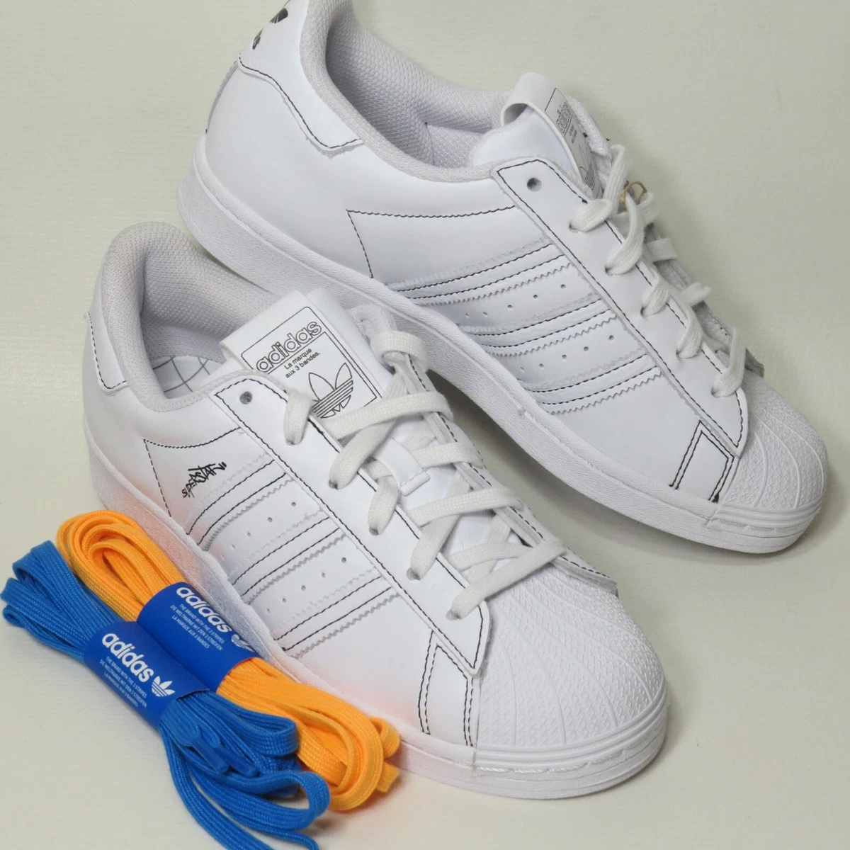 Adidas superstar pearl white sale
