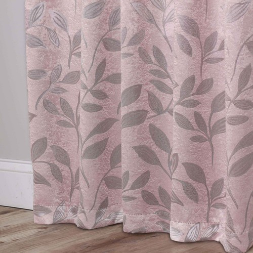 Bohemian Leaves 46" Wide With Ties Room Darkening Blackout Curtains, Set of 2 - Picture 28 of 169