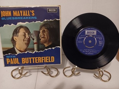 JOHN MAYALL'S BLUESBREAKERS - All My Life, RARE 1967 UK MONO 7'' EP, VG/VG+
