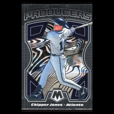 Chipper Jones #P7 2021 Panini Mosaic Producers Atlanta Braves Baseball Card MLB