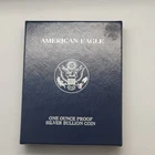 2002-W Proof $1 American Silver Eagle Box w/ COA