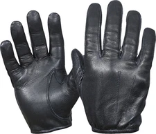 POLICE Leather Gloves - Leather CUT RESISTANT PATROL DUTY SEARCH GLOVES WARDAS