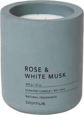 Image of Blomus Fraga Scented Candle Flintstone L Soy Wax Concrete,Medium