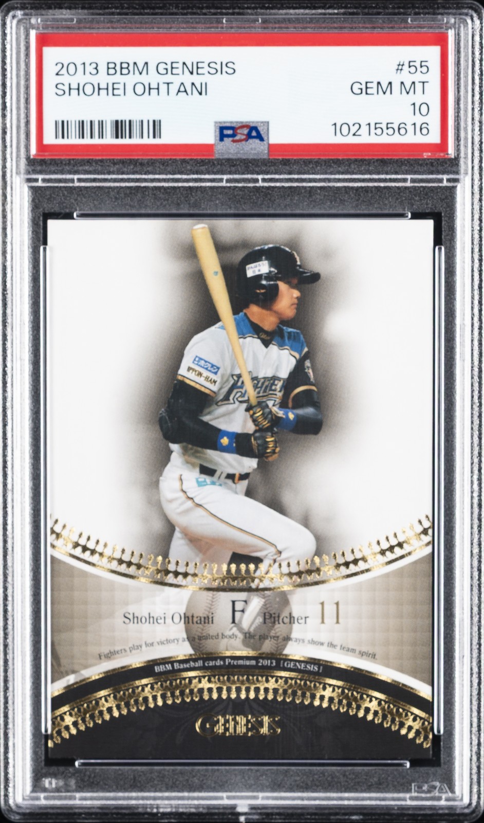 2013 BBM GENESIS #55 SHOHEI OHTANI PSA 10