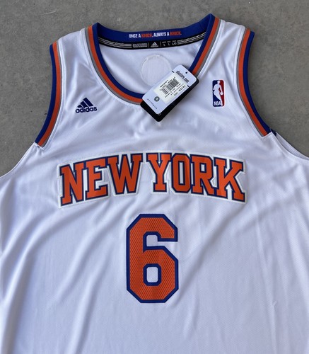 Maglia Tyson Chandler Large New York Knicks NBA Adidas Swingman firmata auto nuova con etichette - Foto 6 di 10