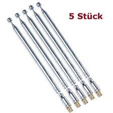 5X 49cm 6 Abschnitte Teleskop Antenne 7mm TV ...