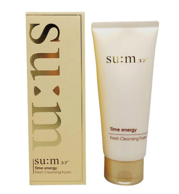 SU:M37 Time Energy Fresh Cleansing Foam 200ml, Moisturizing Anti Aging Kbeauty
