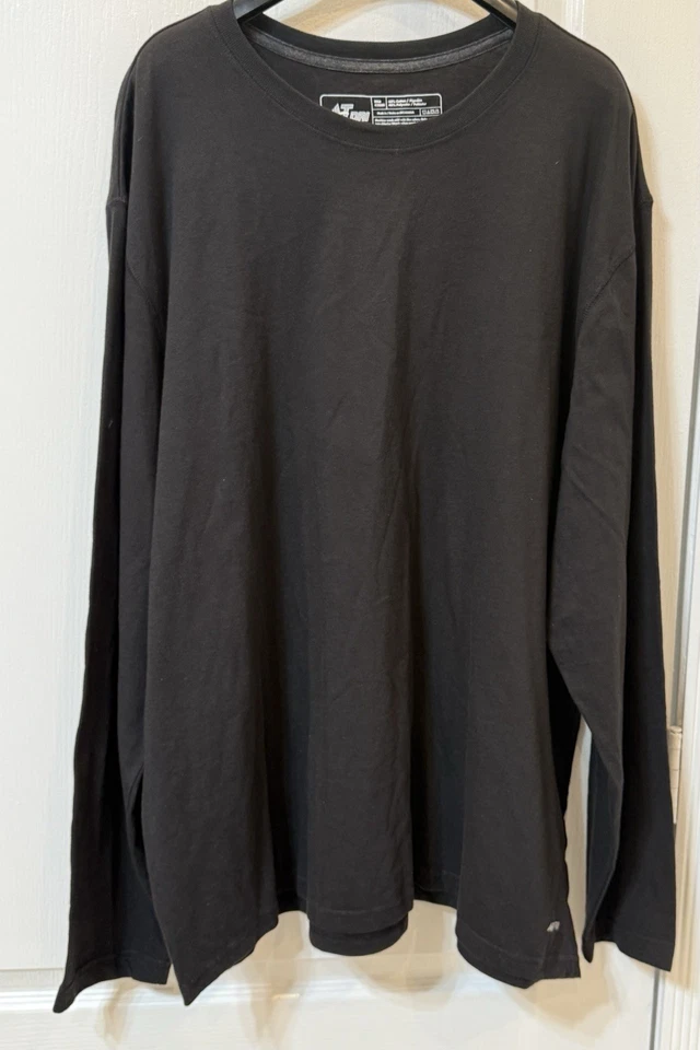 ATdri Athletech длинным рукавом черный свитер Crewneck 2 XL / 2EG для мужчин - Изображение 4 из 4