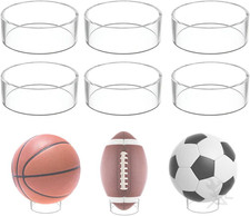 3 Inch Acrylic Ball Display Stand  Basketball, Volleyball, Soccer, Softball  B