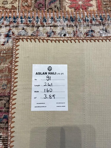 Oriental Patchwork Rug, 5 x 8 ft Bohemian Rug, Living Room Decor, Kitchen Carpet - Picture 8 of 8