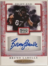 Bruno Labelle 2021 Sage Premier Draft Rookie RC Auto Red Cincinnati Bearcats 