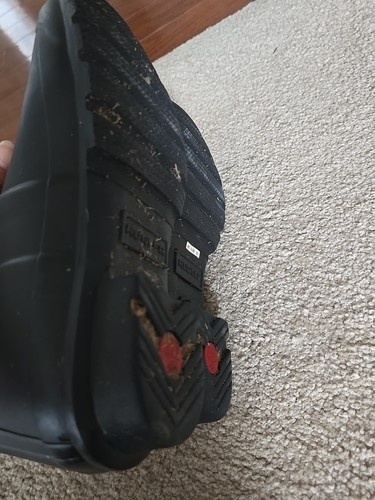 Größe 7 - Hunter Original hohe gewebte Stiefel Stiefel blau schwarz türkis gelb - Bild 9 von 9