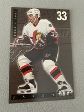 1997-98 Ottawa Senators NHL Hockey Team Issued Postcard - Jason York