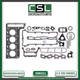 Head Gasket & Bolts for Mercedes Benz Sprinter 2.2 CDI Diesel Engine OM651
