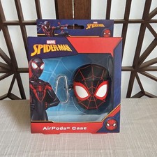 MARVEL COMICS SPIDERMAN Miles Morales AirPods Case NEW Silicone 1st  2nd Gen