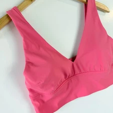 Lululemon Align V-Neck Bra *Light Support, C/D Cup Size 8 Pink