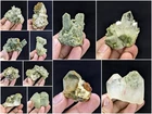 Natural Stunning Lot of Chlorite Quartz Crystals Specimens 12Pcs, 1.5Kg