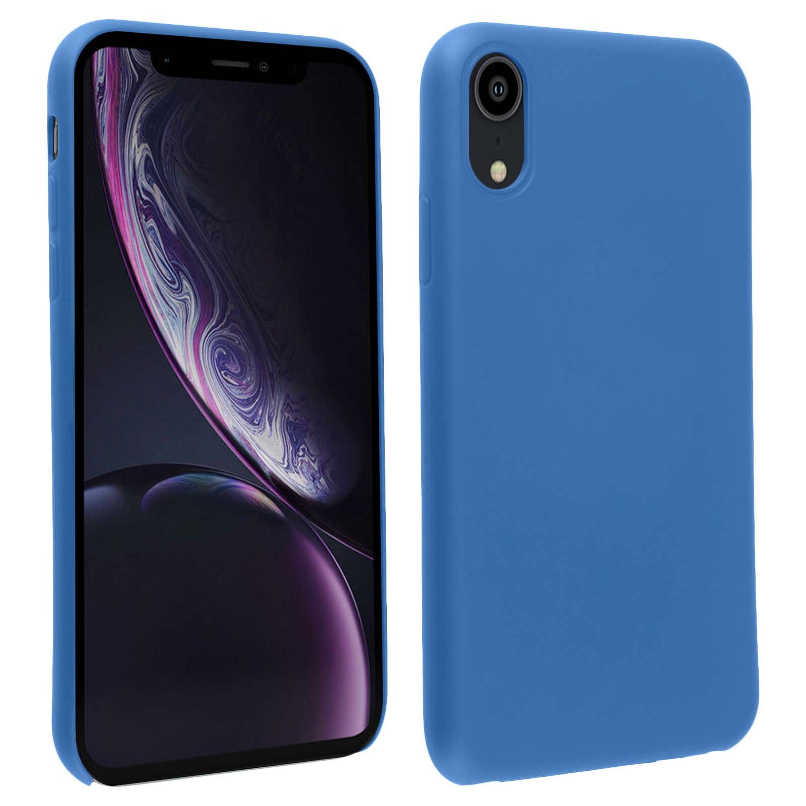 Coque iPhone XR anti-glisse fine en silicone semi-rigide