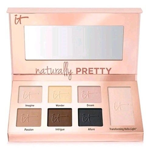 it Cosmetics Naturally Pretty Essentiels Matte Luxe Eyeshadow Palette Neu Originalverpackt