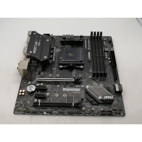 MSI B450M MORTAR MAX MicroATX Motherboard AMD Ryzen 1st 2nd 3rd Gen DDR4 Used - Picture 1 of 9