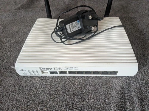 DrayTek Vigor2860n vDSL2 Wireless & Security Firewall with UK Power Supply