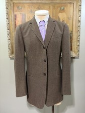 Giorgio Armani Black Label Italian Wool 3 Buttons Sport Coat Blazer Jacket 44 L