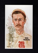 #58 KID NICHOLS, Braves ~ Perez-Steele Hall of Fame art postcard #9048/10,000