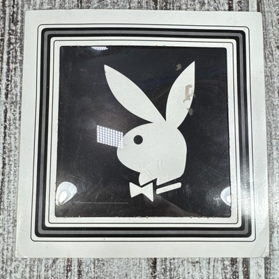 Vintage Carnival Prize Picture Playboy 6 x 6  Square Cardboard 2001