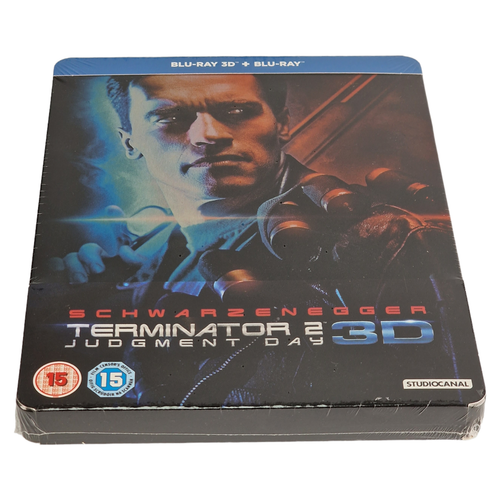 Terminator 2 Judgment Day Blu-Ray 3D + Blu-Ray Steelbook Zavvi 2000 Ex Zona B - Imagen 10 de 10