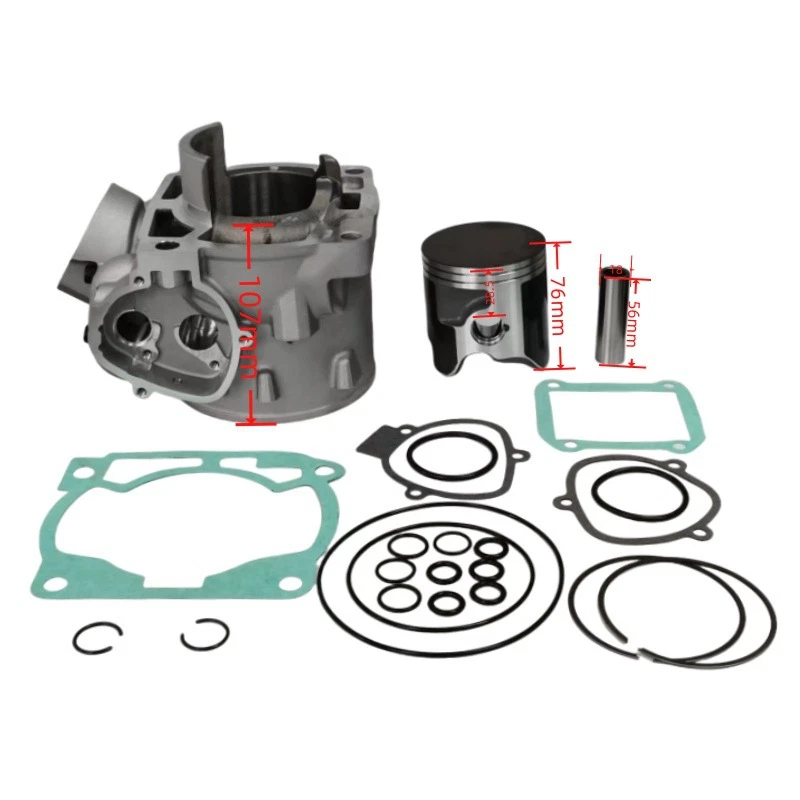 Kit de pistão de cilindro de motocicleta para KTM300/XCW300/EXC300 72mm 19-22 55730138000 - Imagem 2 de 4