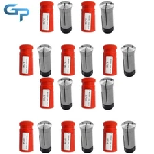 10 Pack High Precision For CNC Lathe Fixtures 5C Emergency Steel Collet 1/16"