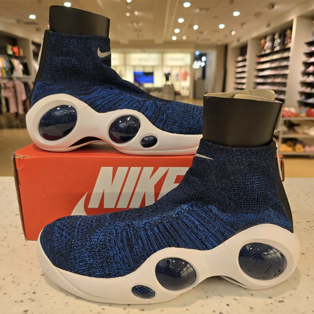 NIKE Shoes FLIGHT‎ BONAFIDE Mens Size 8.5 Military Blue Running Sneaker Nike Flight Bonafide is Dropping in  main image 2