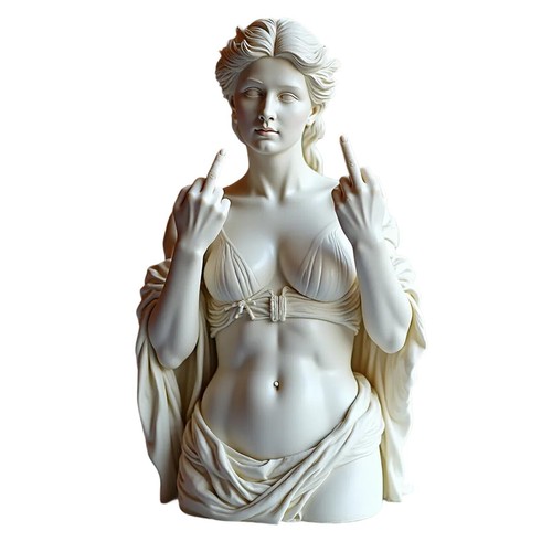 Statue Göttin Venus Statue Mittelfinger Statue Dekoration Ornament Dekoration! - Bild 15 von 20