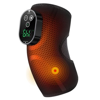 Cordless Heated Elbow Brace with Heat Vibration Massage,Relieve Joint Pain,Rech.