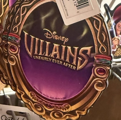 Disney Parks 2025 Disney Villains Ornament Unfairly Ever After Metal NEW - Picture 2 of 2
