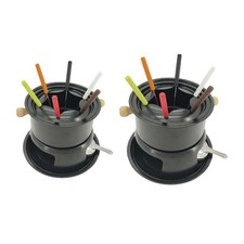 Set per fonduta con forchette Mini pentola per fonduta di cioccolato