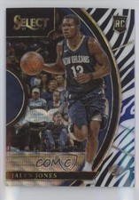 2017-18 Panini Select Concourse Zebra Prizm Jalen Jones #43 Rookie RC