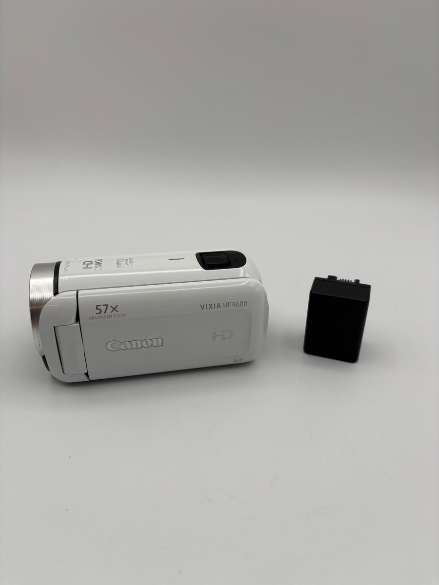 Canon VIXIA HF R600 HD CMOS Digital Camcorder White w/32x Optical