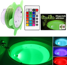 Underwater Remote Controlled LED Color Changing Light for Bathtub or Spa - Batte