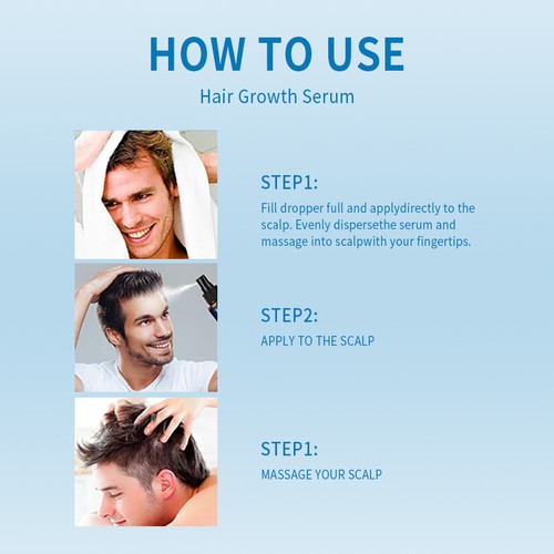 - Suero espesante para el crecimiento del cabello 5 % para hombres y mujeres 100 ml regeneración del cabello - Imagen 2 de 4