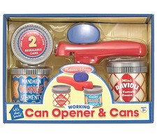Play Food Melissa  Doug Cans With Can Opener Playset