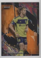 2024 Topps Finest MLS Uncommon Orange Refractor /25 Walker Zimmerman #185 n0c