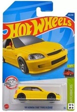 1/64 Diecast Car Civic Type R EK9 1999 Hot Wheels Hatchbacks