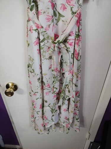 Jessica Howard Maxi Long Dress Womens Size 6 Floral Short Sleeve Fairy New - Picture 3 of 8