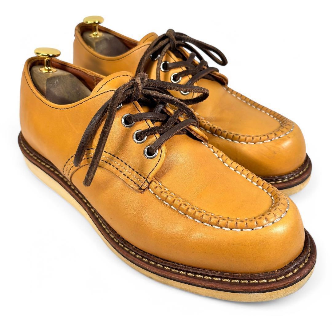 レッドウイング US8 25.5 8108 オックスフォード ブラウン Red Wing 8108 Oxford Men's Brown Leather Shoes US8.5 Good