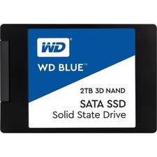 WD Blue 2TB 3D NAND SATA Internal Solid State Drive - Blue (WDBNCE0020PNC)