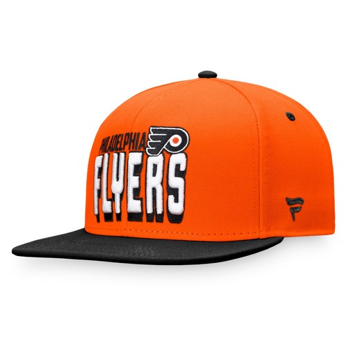 Men's Fanatics Orange/Black Philadelphia Flyers Heritage Retro Two-Tone Snapback - 第 3/4 張圖片