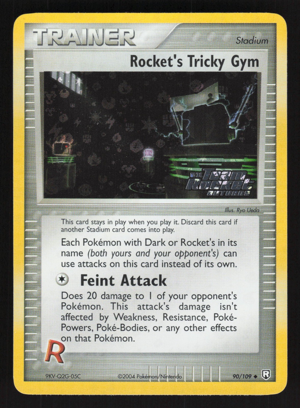 Rocket's Tricky Gym Reverse Holo Uncommon Team Rocket Returns 90/109 M/NM
