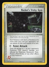 Rocket's Tricky Gym Reverse Holo Uncommon Team Rocket Returns 90/109 M/NM on eBay
