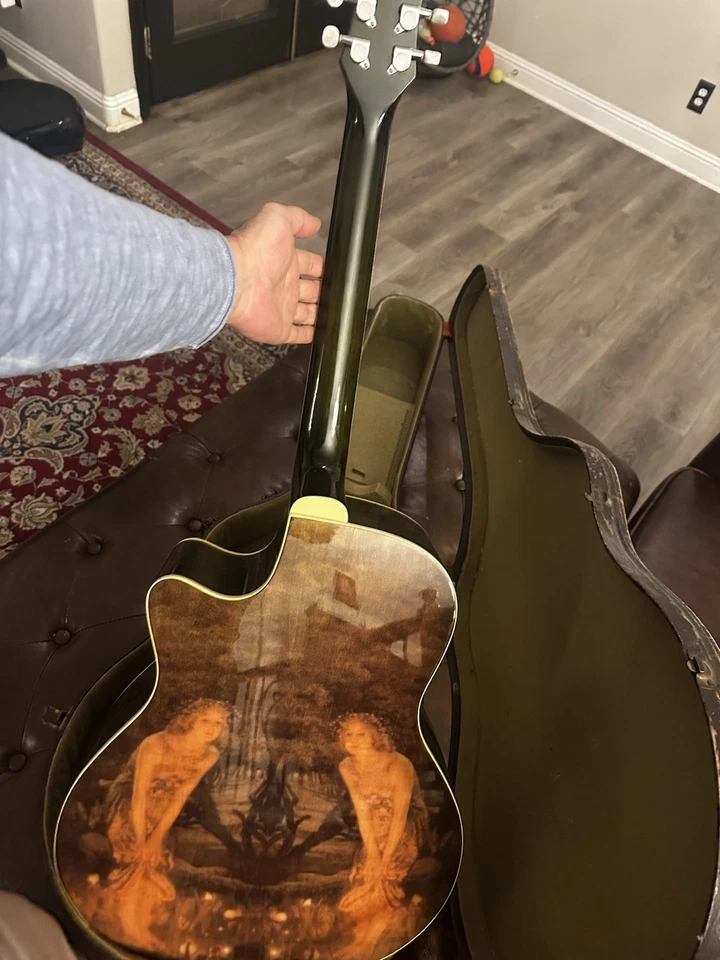 Guitarra acústica Luna de 6 cuerdas de tamaño completo Foto 2 de 4